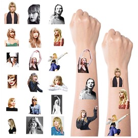 35 Sheets Tay-lor Temproary Tattooos Birthday Party Supplies Favors Party Bag Filler for Kids Boys Girls School Rewards……