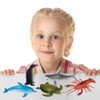Lello and Monkey Sea Creature Toy Animal Figures - set
