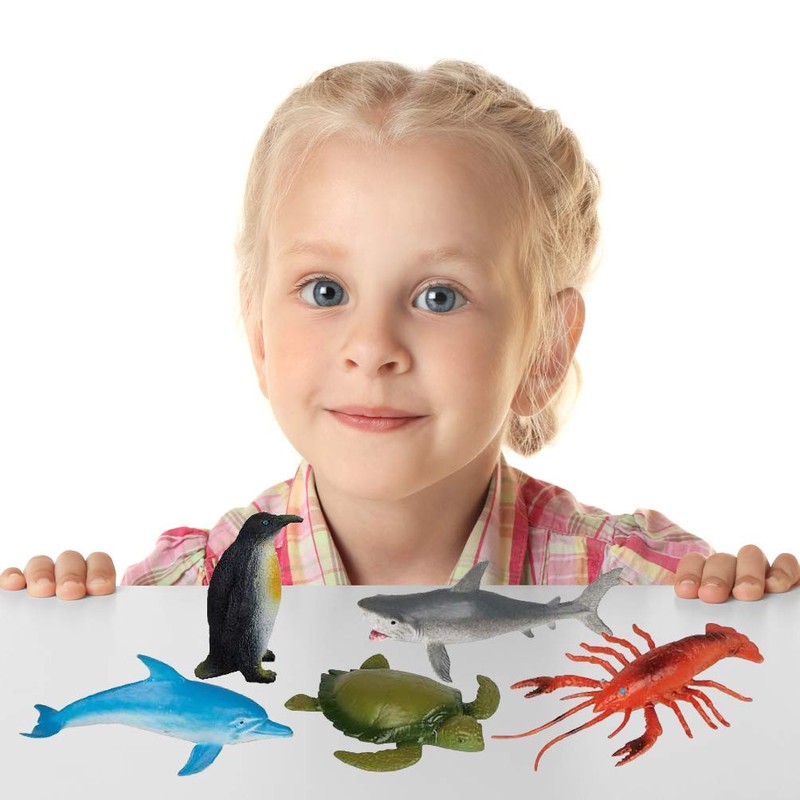 Lello and Monkey Sea Creature Toy Animal Figures - set