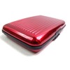 ALUMINIUM CREDIT CARD WALLET HOLDER RFID BLOCKING 6 COLOURS (RED)