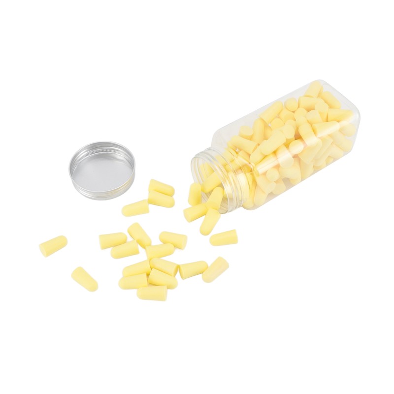 120pcs Sleeping Ear Plugs Noise Reduction Slow Rebound Sponge Expandable
