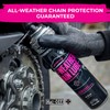 Muc-Off All-Weather Motorcycle Chain Lube 400ml + 5 Brush Set