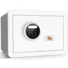 TIGERKING Small Safe Box for Home, 1.2 Cubic Feet White