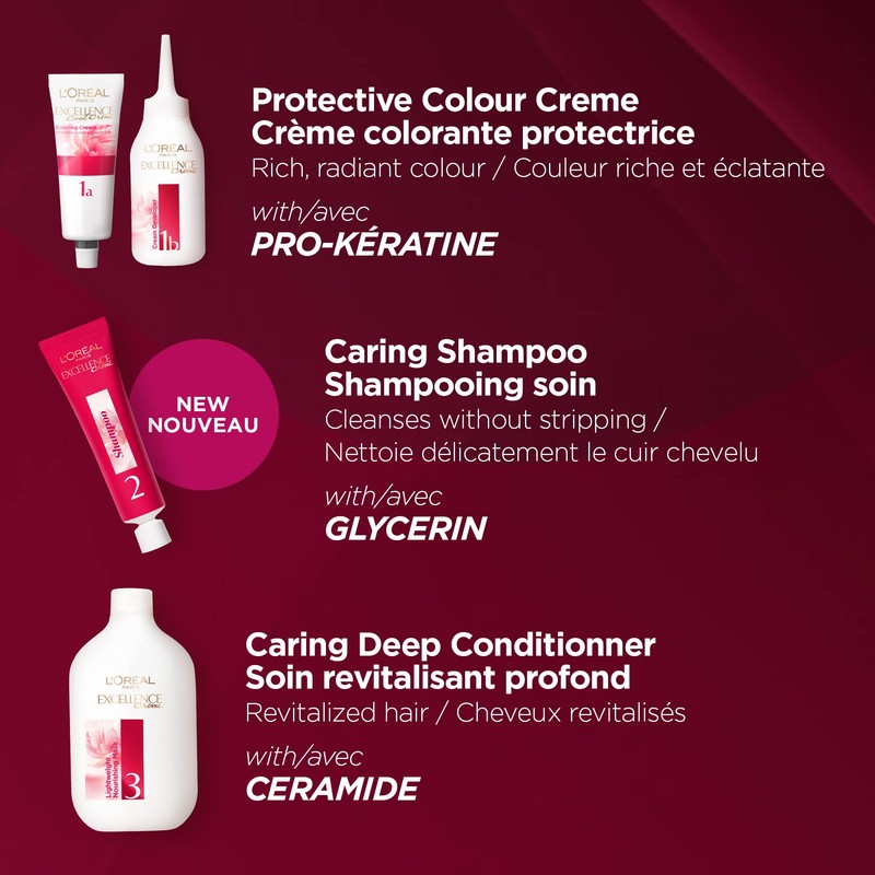 L’Oréal Paris Excellence Crème Permanent Hair Color, E Light Brown,