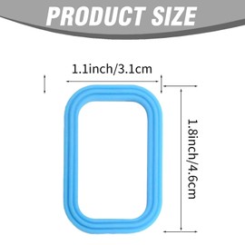 Hoypeyfiy 8Pcs 1138392 Intake Inlet Manifold Gasket, Replacement for Ford Transit Mk6 2.0 2.4 TDCI 2000-2006 Replacement for Fiat Ducato 2.2 D 2006-Up, Replaces LR018370