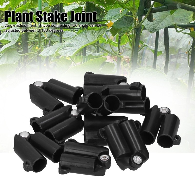 10PCS BFork Connecting Joint Gardening Stakes Climbing Plant Supports Connectors(16mm