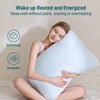 Shredded Memory Foam Cooling Soft Pillows Queen Size Set of