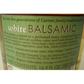 Acetaia Cattani White Balsamic Vinegar 250 Milliliter (Set of 2)