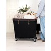 StorageWorks 320L Laundry Basket with Wheels, Extra Large Rolling Hampers