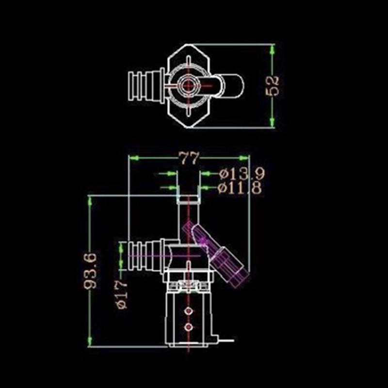 DC24V Normally Closed Electric Solenoid Valve Water Valve For Coffee