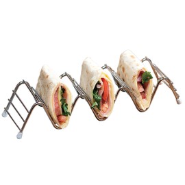 Sanho Sangyo 3 03115063 Taco Rack, 9.4 x 2.4 x 2.0 inches (24 x 6 x 5 cm), Silver