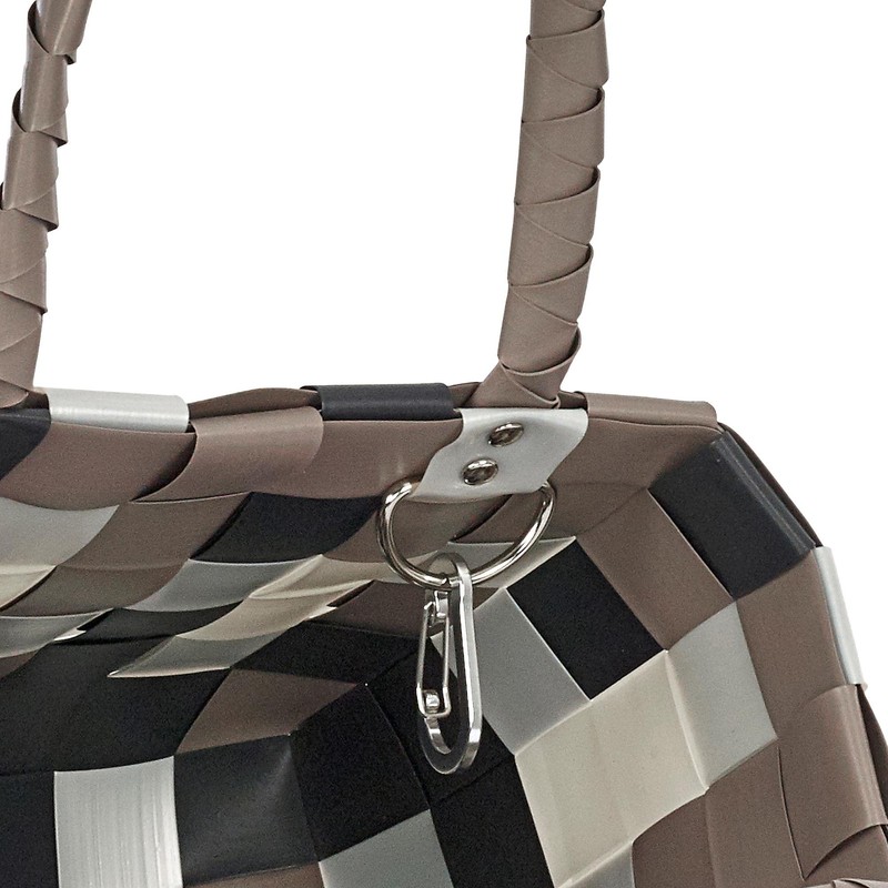 Witzgall IICE-Bag Mini Basket Bag 5008-09-0 Grey/White/Brown