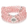 oasymala Chanting Mala Prayer Beads 108 Small Lotus Flower Meditation