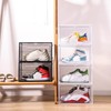 Attelite Shoe Box, Upgraded Large Clear Shoe Storage Box Stackable,