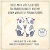 Mr. & Mrs. Panda Personalisierte Foto Postkarte Panda Halbtante -