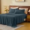 100% French Linen Sheets Queen,6 Pcs,18-24" Extra Deep Pocket
