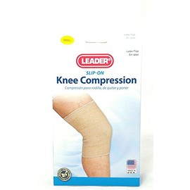 Leader Slip On Knee Compression Beige, Small