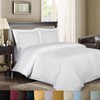 Royal Hotel Stripe Ivory 3pc Full/Queen Comforter Cover (Duvet Cover