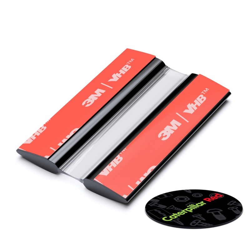 4X 50mm Black Flexible Hinges – No Glue Required. Low