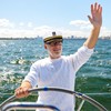 BESTOYARD Gorra capitán Adulto Yate Barco Navegante Capitán Traje Sombrero