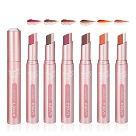 LIANGNISHI Gradient 2 Colors Eyeshadow Pen, Pearl Shiny Fine Glitter, Waterproof, Smear Resistant, 3D Eye Makeup, Contour Bright Pearlescent Double Ended Eye Shadow Stick-06# Rose Gold