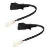 1Pair Front Windshield Washer Nozzle Heated 6E0955986B Durable Anti Crack