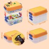 MJLDPOY 3 Layers Toy Organizer Box, Adjustable Compartments Building Blocks