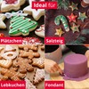 Westmark 35162291 Gingerbread Cookie Cutter Christmas Tree Large with Recipe