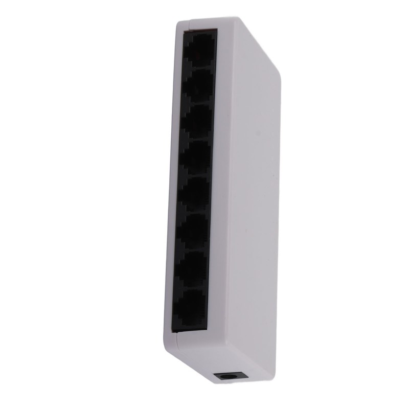 8 Port 10/100Mbps Ethernet Switch Support Desktop Wall Mount Unmanaged
