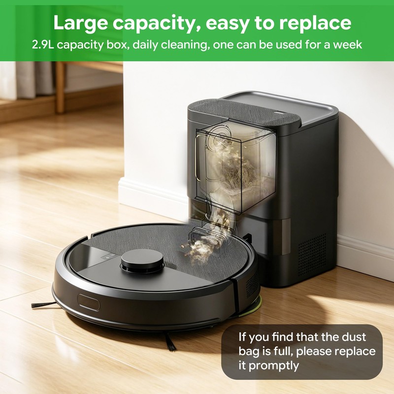 Nukisa 20 Packs Vacuum Bags Replacement Parts Compatible with iRobot