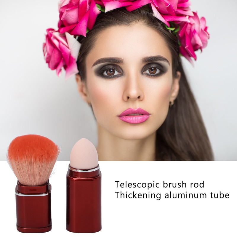 8 in 1 Makeup Brushes Set Telescopic Mini Portable Cosmetic