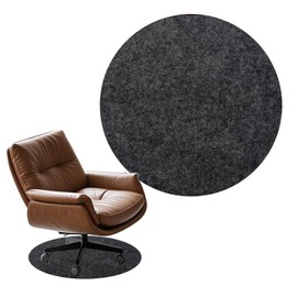 Recliner Pads for Hardwood Floors, 27.5 Inch Non-Slip Furniture Pads, Round Under Chair Mat Recliner Floor Protectors for Recliners, Swivel Chairs 1 Pack