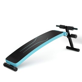 Blue Adjustable Folding Design Slant Bench Push Ups Sit-Up Board Lying Leg Hyperextensions Raises Exercises Abdominal Arm Leg Muscle Strength Training 4 Adjustable Positions Home Gym Fitness Equipment