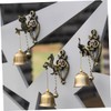 CIYODO Retro Doorbell Chime Small Bell Wind Chime Bells Wall