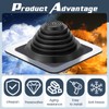 Yaocom Metal roof Vent Boot Chimney Flashing roof Jack Pipe