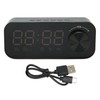 Bluetooth Speaker Alarm Clock Radio Digital LED Display Subwoofer Mini