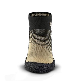 Skinners 2.0 | Unisex Minimalist Barefoot Shoes for Men and Women | Minimalist Barefoot Socks/Shoes for Men and Women, sand, Large Weit