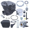 Adefol Cylinder Piston Carburetor Muffler Bolt Kit for HUSQVARNA 51