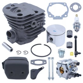 Adefol Cylinder Piston Carburetor Muffler Bolt Kit for HUSQVARNA 51 55 Saw 503 60 91-72