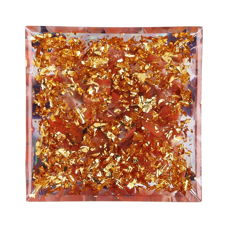 Constellation Pyramid Stone for Positive Energy Reduce Stress Chakra Resin