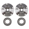 MISIOEK 2 x Front Wheel Hub Bearing Assembly Compatible with