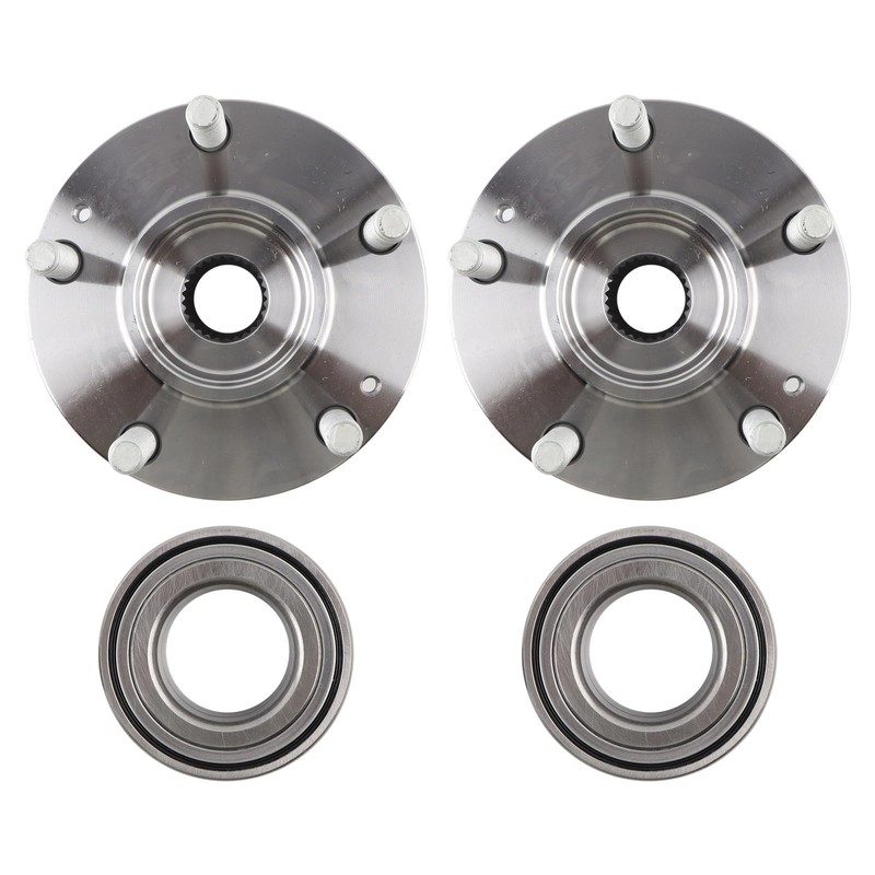 MISIOEK 2 x Front Wheel Hub Bearing Assembly Compatible with