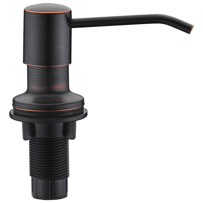 BZOOSIU Modern Stainless Steel Oil Rubbed Bronze Soap Dispenser for