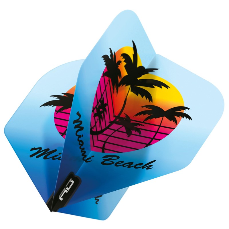 RED DRAGON Darts – Miami-Flight-Pack (insgesamt 9 Stück) Extra Dicke