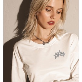 Rhinestone Star Brooch Pin for Women Men Shooting Stars Crystal Lapel Pins Sweater Hat Jacket Suit Dress Badges Brooches Dainty Lucky Jewelry Clothes Decorations (Silver)