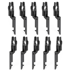 10 Pack Fire Alarm Test Keys – Universal Emergency Door Release Key Compatible with Call Point Systems – Durable ABS Fire Alarm Key for Routine Maintenance – Black Spare Keys for Break Glass Switches