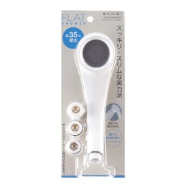 SANEI PS324-80XA-MW2 Flat Shower Head, Water Saving Type