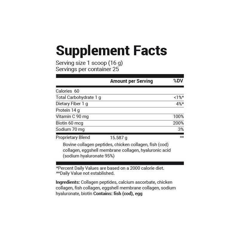 Multi Collagen Peptides – 15.5 g per serving - Grassfed,