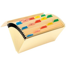 Q-Connect Mylar A-Z 19-Pocket Expanding File KF04091 - Pack of 1