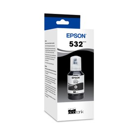 EPSON 532 EcoTank Ink Ultra-high Capacity Bottle Black (T532120-S) Works with EcoTank ET-M2170, ST-M3000, ET-M3170, ST-M1000, ET-M1170